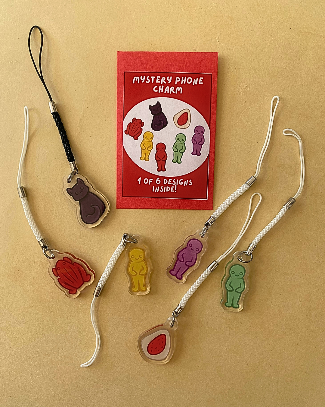 Mystery Lolly Phone Charm - 6 Different Charms to Collect!