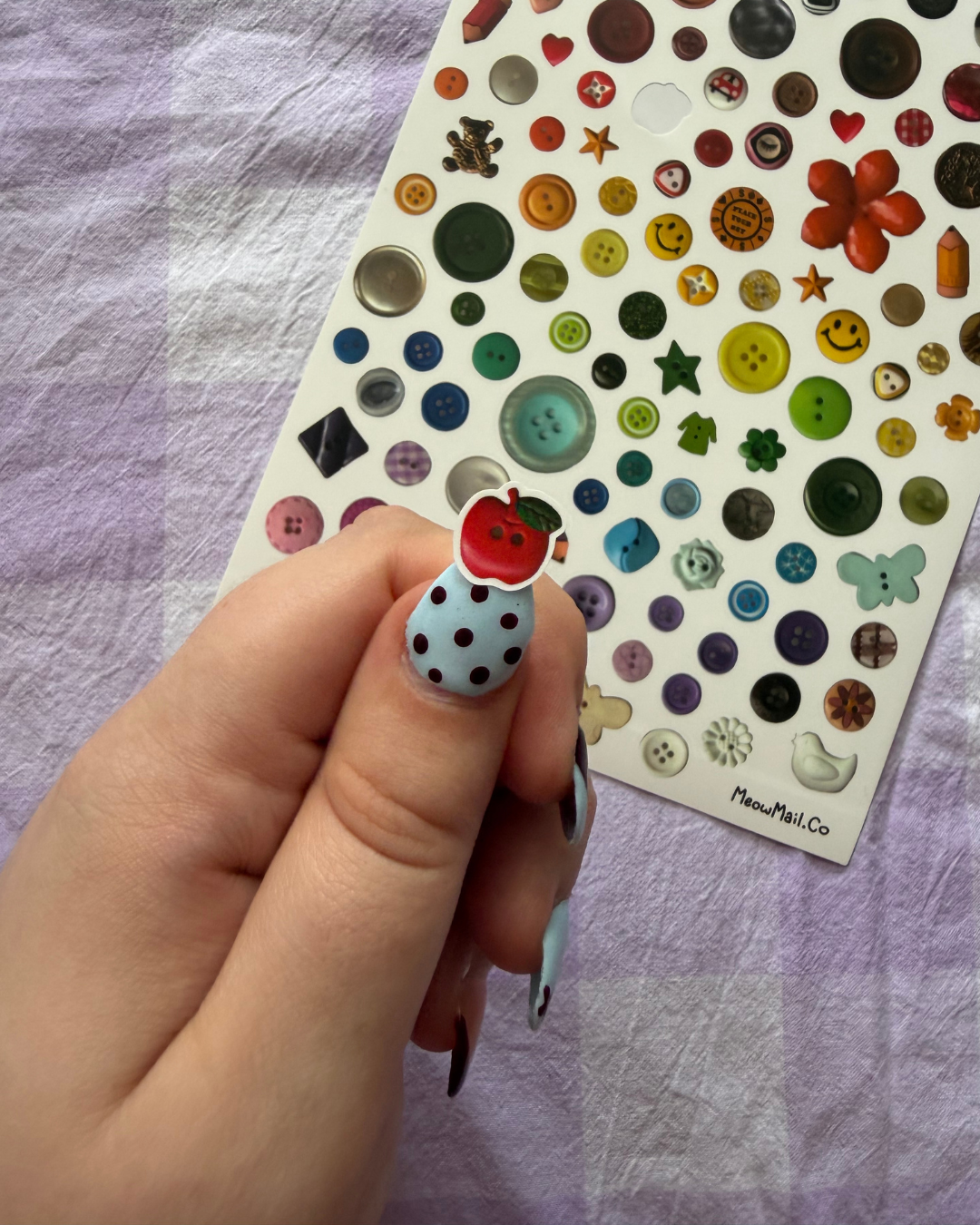 So Many Buttons! Sticker Sheet