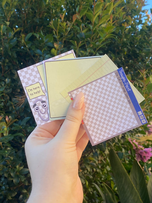 Clippy Memo Papers - 20 pack