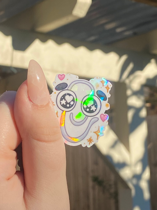 Clippy Jnr - Holo Die-Cut Sticker
