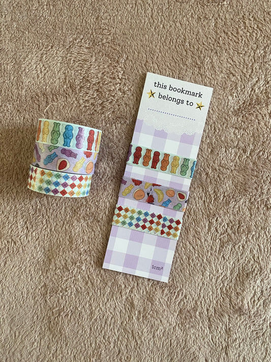 Washi Tape Bookmark and Sampler