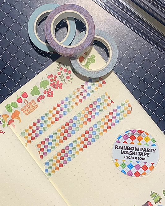 Rainbow Party Washi Tape