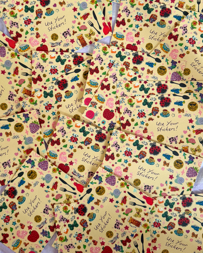 Use Your Stickers Postcard
