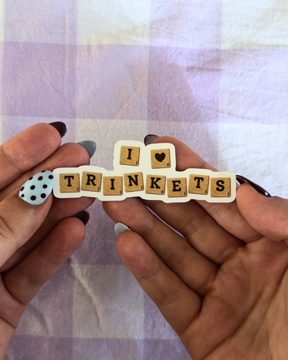 I Heart Trinkets - Vinyl Sticker