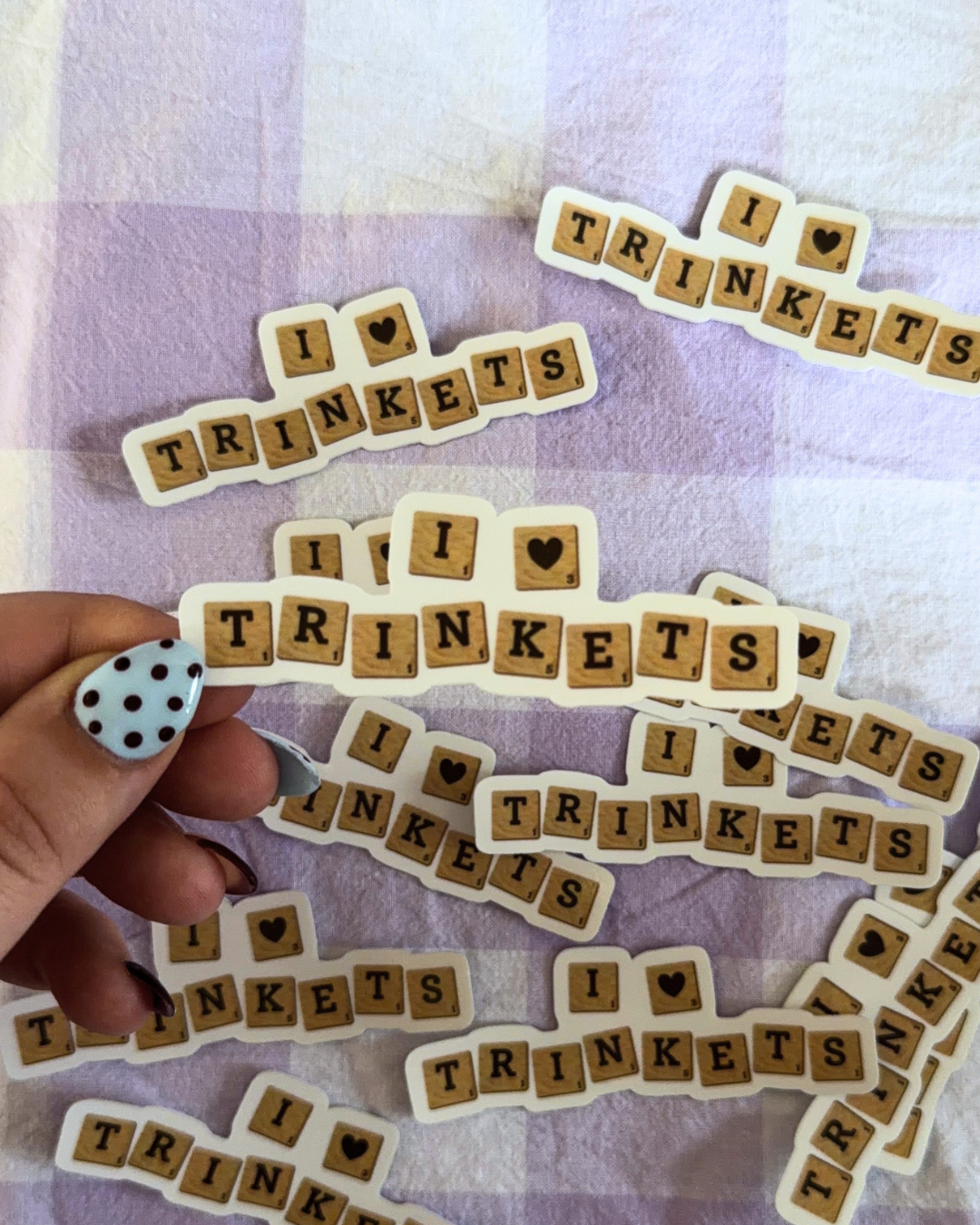 I Heart Trinkets - Vinyl Sticker