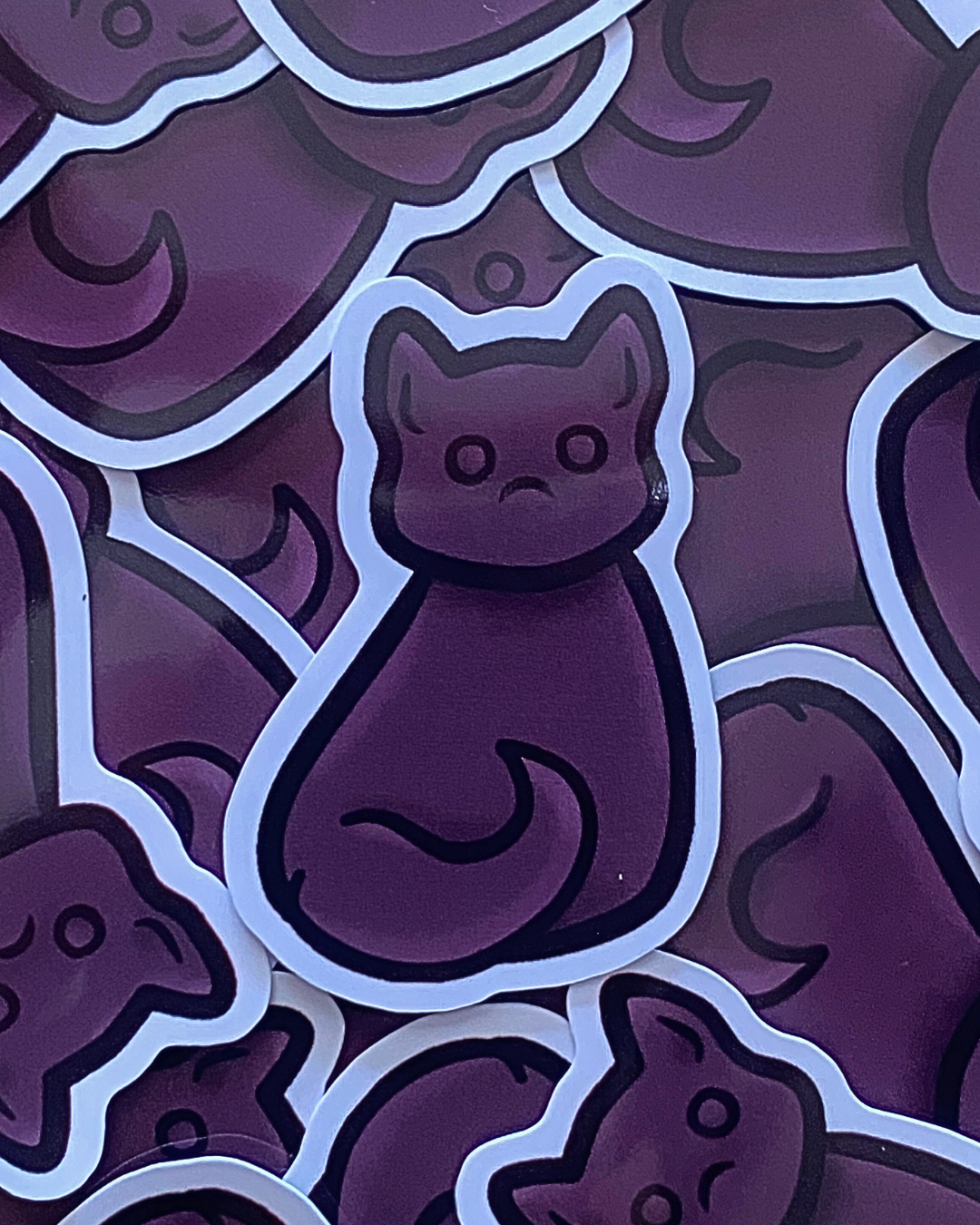 Licorice Cat Vinyl Sticker