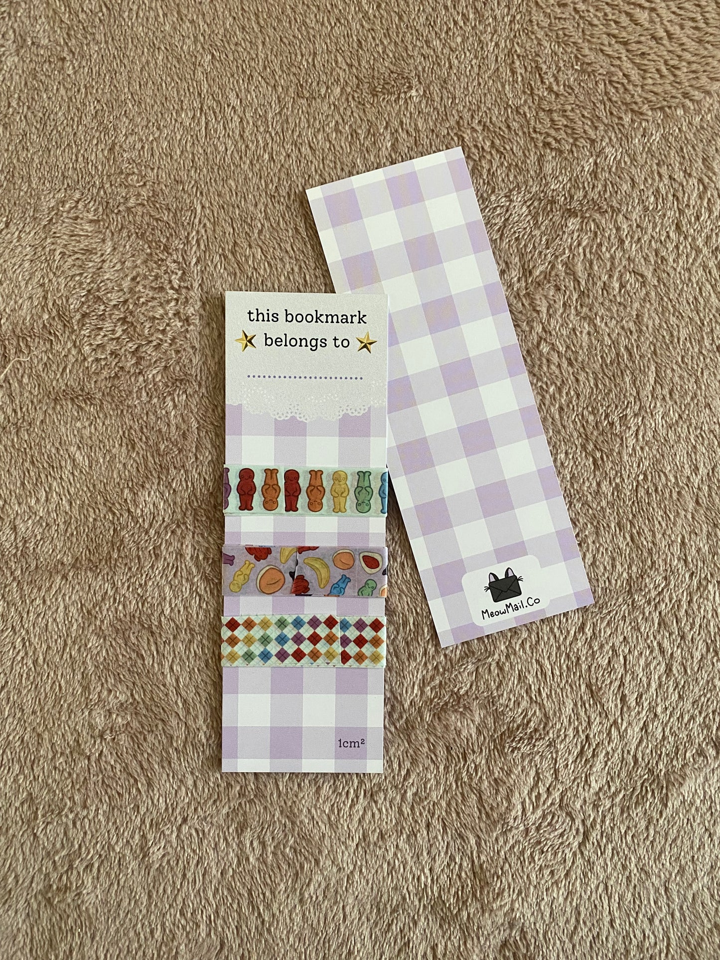 Washi Tape Bookmark and Sampler