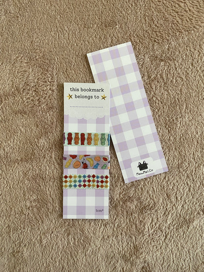 Washi Tape Bookmark and Sampler