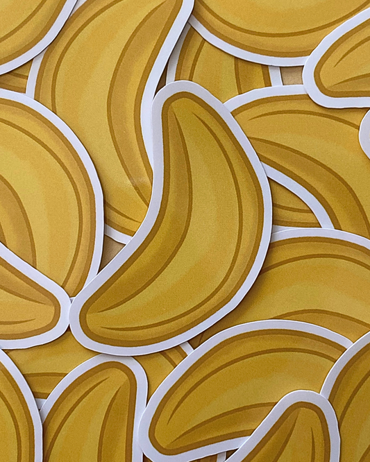 Banana Lolly Vinyl Sticker