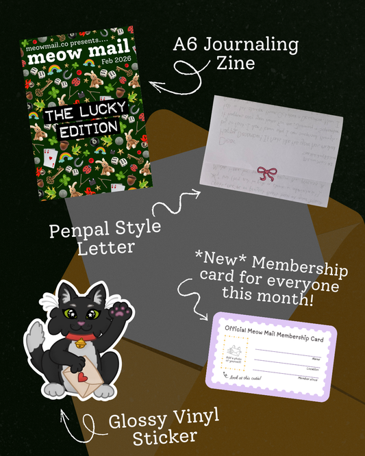 Meow Mail - Monthly Zine Mail Club