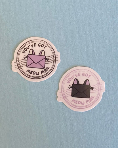 You've Got Meow Mail - Clear Seal Stickers