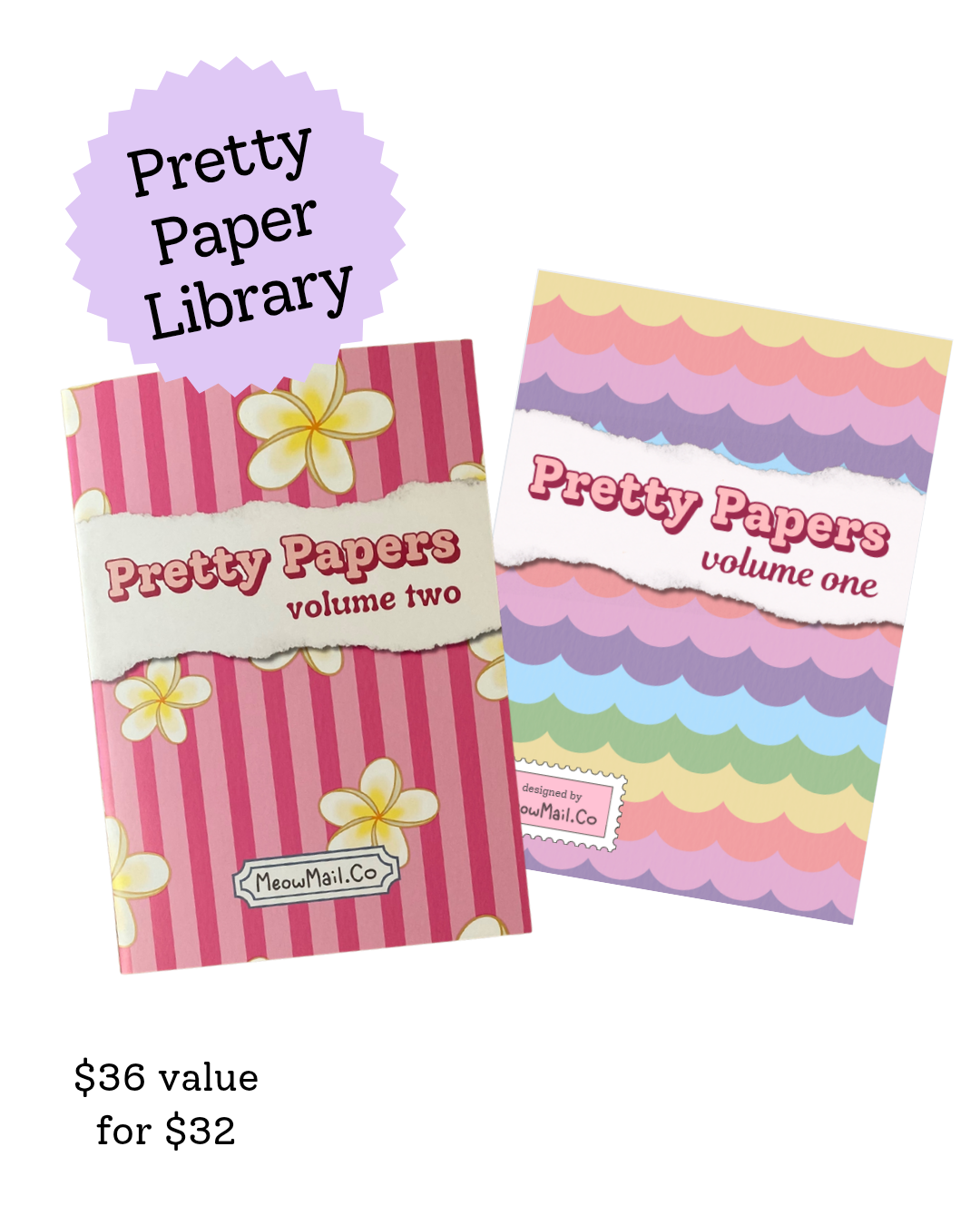 Pretty Paper Library Bundle - Get Both Volumes of Pretty Papers!